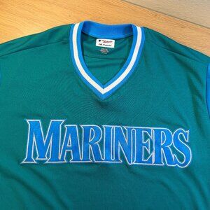 Seattle Mariners Authentic MLB Majestic Teal Jersey Pullover, XL (44 Men's)